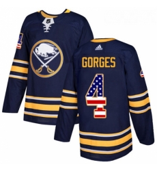 Youth Adidas Buffalo Sabres 4 Josh Gorges Authentic Navy Blue USA Flag Fashion NHL Jersey Youth Adidas Buffalo Sabres 4 Josh Gorges Authentic Navy Blue USA Flag Fashion NHL Jersey