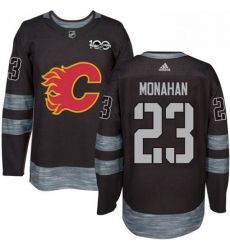 Mens Adidas Calgary Flames 23 Sean Monahan Authentic Black 1917 2017 100th Anniversary NHL Jersey Mens Adidas Calgary Flames 23 Sean Monahan Authentic Black 1917 2017 100th Anniversary NHL Jersey