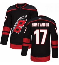 Mens Adidas Carolina Hurricanes 17 Rod BrindAmour Authentic Black Alternate NHL Jerse Mens Adidas Carolina Hurricanes 17 Rod BrindAmour Authentic Black Alternate NHL Jerse