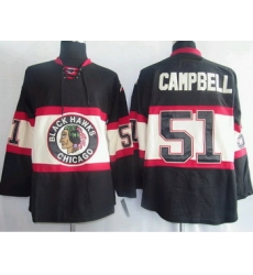 Chicago Blackhawks 51 Brian Campbell Black Jersey New Third Chicago Blackhawks 51 Brian Campbell Black Jersey New Third