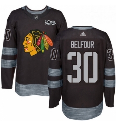 Mens Adidas Chicago Blackhawks 30 ED Belfour Authentic Black 1917 2017 100th Anniversary NHL Jersey Mens Adidas Chicago Blackhawks 30 ED Belfour Authentic Black 1917 2017 100th Anniversary NHL Jersey