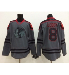 NHL chicago blackhawks #8 leddy Charcoal Cross Check Jerseys NHL chicago blackhawks #8 leddy Charcoal Cross Check Jerseys