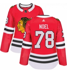 Womens Adidas Chicago Blackhawks 78 Nathan Noel Authentic Red Home NHL Jersey Womens Adidas Chicago Blackhawks 78 Nathan Noel Authentic Red Home NHL Jersey