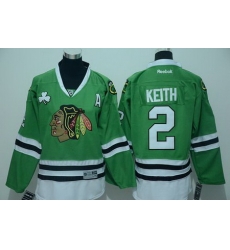 Blackhawks #2 Duncan Keith Green Stitched Youth NHL Jersey Blackhawks #2 Duncan Keith Green Stitched Youth NHL Jersey