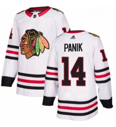 Youth Adidas Chicago Blackhawks 14 Richard Panik Authentic White Away NHL Jersey Youth Adidas Chicago Blackhawks 14 Richard Panik Authentic White Away NHL Jersey