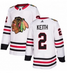 Youth Adidas Chicago Blackhawks 2 Duncan Keith Authentic White Away NHL Jersey Youth Adidas Chicago Blackhawks 2 Duncan Keith Authentic White Away NHL Jersey