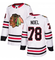 Youth Adidas Chicago Blackhawks 78 Nathan Noel Authentic White Away NHL Jersey Youth Adidas Chicago Blackhawks 78 Nathan Noel Authentic White Away NHL Jersey