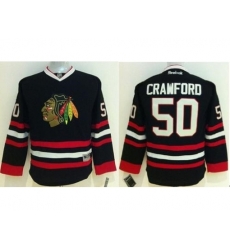 Youth Chicago Blackhawks #50 Corey Crawford Black Stitched NHL Jersey Youth Chicago Blackhawks #50 Corey Crawford Black Stitched NHL Jersey