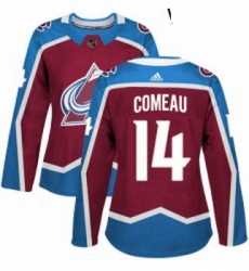 Womens Adidas Colorado Avalanche 14 Blake Comeau Authentic Burgundy Red Home NHL Jersey Womens Adidas Colorado Avalanche 14 Blake Comeau Authentic Burgundy Red Home NHL Jersey