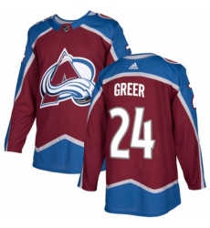 Youth Adidas Colorado Avalanche 24 AJ Greer Premier Burgundy Red Home NHL Jersey Youth Adidas Colorado Avalanche 24 AJ Greer Premier Burgundy Red Home NHL Jersey