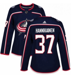Womens Adidas Columbus Blue Jackets 37 Markus Hannikainen Authentic Navy Blue Home NHL Jersey Womens Adidas Columbus Blue Jackets 37 Markus Hannikainen Authentic Navy Blue Home NHL Jersey