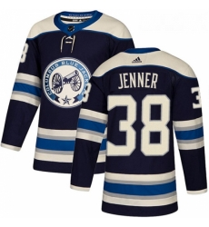 Youth Adidas Columbus Blue Jackets 38 Boone Jenner Authentic Navy Blue Alternate NHL Jersey Youth Adidas Columbus Blue Jackets 38 Boone Jenner Authentic Navy Blue Alternate NHL Jersey