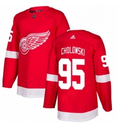 Mens Adidas Detroit Red Wings 95 Dennis Cholowski Premier Red Home NHL Jersey Mens Adidas Detroit Red Wings 95 Dennis Cholowski Premier Red Home NHL Jersey