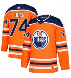 Men Edmonton Oilers 74 Ethan Bear Orange Adidas Jersey Men Edmonton Oilers 74 Ethan Bear Orange Adidas Jersey