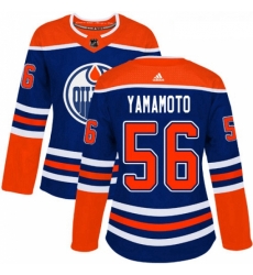 Womens Adidas Edmonton Oilers 56 Kailer Yamamoto Authentic Royal Blue Alternate NHL Jersey Womens Adidas Edmonton Oilers 56 Kailer Yamamoto Authentic Royal Blue Alternate NHL Jersey