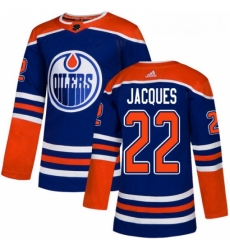 Youth Adidas Edmonton Oilers 22 Jean Francois Jacques Authentic Royal Blue Alternate NHL Jersey Youth Adidas Edmonton Oilers 22 Jean Francois Jacques Authentic Royal Blue Alternate NHL Jersey