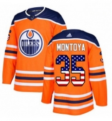 Youth Adidas Edmonton Oilers 35 Al Montoya Authentic Orange USA Flag Fashion NHL Jersey Youth Adidas Edmonton Oilers 35 Al Montoya Authentic Orange USA Flag Fashion NHL Jersey