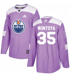 Youth Adidas Edmonton Oilers 35 Al Montoya Authentic Purple Fights Cancer Practice NHL Jersey Youth Adidas Edmonton Oilers 35 Al Montoya Authentic Purple Fights Cancer Practice NHL Jersey