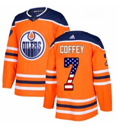 Youth Adidas Edmonton Oilers 7 Paul Coffey Authentic Orange USA Flag Fashion NHL Jersey Youth Adidas Edmonton Oilers 7 Paul Coffey Authentic Orange USA Flag Fashion NHL Jersey