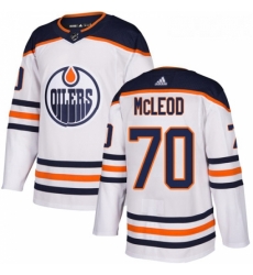 Youth Adidas Edmonton Oilers 70 Ryan McLeod Authentic White Away NHL Jersey Youth Adidas Edmonton Oilers 70 Ryan McLeod Authentic White Away NHL Jersey