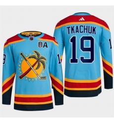 Men Florida Panthers 19 Matthew Tkachuk Blue 2024 Stanley Cup Final Patch Reverse Retro Stitched Jersey Men Florida Panthers 19 Matthew Tkachuk Blue 2024 Stanley Cup Final Patch Reverse Retro Stitched Jersey