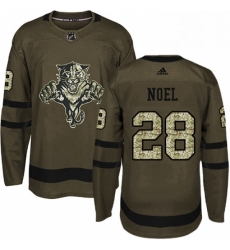 Mens Adidas Florida Panthers 28 Serron Noel Premier Green Salute to Service NHL Jersey Mens Adidas Florida Panthers 28 Serron Noel Premier Green Salute to Service NHL Jersey
