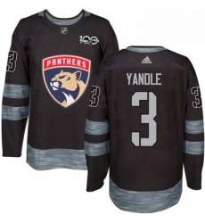 Mens Adidas Florida Panthers 3 Keith Yandle Premier Black 1917 2017 100th Anniversary NHL Jersey Mens Adidas Florida Panthers 3 Keith Yandle Premier Black 1917 2017 100th Anniversary NHL Jersey