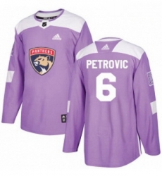 Youth Adidas Florida Panthers 6 Alex Petrovic Authentic Purple Fights Cancer Practice NHL Jersey Youth Adidas Florida Panthers 6 Alex Petrovic Authentic Purple Fights Cancer Practice NHL Jersey