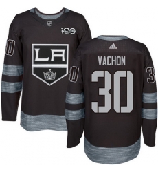 Kings #30 Rogie Vachon Black 1917 2017 100th Anniversary Stitched NHL Jersey Kings #30 Rogie Vachon Black 1917 2017 100th Anniversary Stitched NHL Jersey