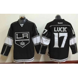 Los Angeles Kings  #17 Milan Lucic Black Home Stitched NHL Jersey