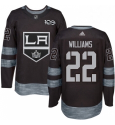 Mens Adidas Los Angeles Kings 22 Tiger Williams Premier Black 1917 2017 100th Anniversary NHL Jersey Mens Adidas Los Angeles Kings 22 Tiger Williams Premier Black 1917 2017 100th Anniversary NHL Jersey