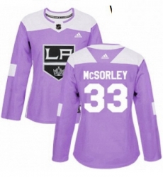 Womens Adidas Los Angeles Kings 33 Marty Mcsorley Authentic Purple Fights Cancer Practice NHL Jersey Womens Adidas Los Angeles Kings 33 Marty Mcsorley Authentic Purple Fights Cancer Practice NHL Jersey