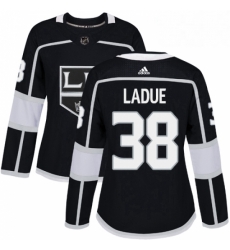 Womens Adidas Los Angeles Kings 38 Paul LaDue Authentic Black Home NHL Jersey Womens Adidas Los Angeles Kings 38 Paul LaDue Authentic Black Home NHL Jersey