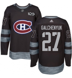 Canadiens #27 Alex Galchenyuk Black 1917 2017 100th Anniversary Stitched NHL Jersey Canadiens #27 Alex Galchenyuk Black 1917 2017 100th Anniversary Stitched NHL Jersey