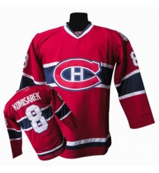 Hockey Montreal Canadiens #8 Mike Komisarek Stitched Replithentic Red Jersey Hockey Montreal Canadiens #8 Mike Komisarek Stitched Replithentic Red Jersey