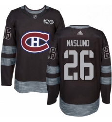 Mens Adidas Montreal Canadiens 26 Mats Naslund Authentic Black 1917 2017 100th Anniversary NHL Jersey Mens Adidas Montreal Canadiens 26 Mats Naslund Authentic Black 1917 2017 100th Anniversary NHL Jersey