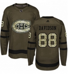 Mens Adidas Montreal Canadiens 88 Brandon Davidson Premier Green Salute to Service NHL Jersey Mens Adidas Montreal Canadiens 88 Brandon Davidson Premier Green Salute to Service NHL Jersey
