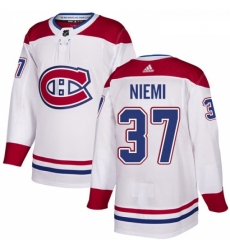 Youth Adidas Montreal Canadiens 37 Antti Niemi Authentic White Away NHL Jersey Youth Adidas Montreal Canadiens 37 Antti Niemi Authentic White Away NHL Jersey