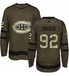 Youth Adidas Montreal Canadiens 92 Jonathan Drouin Authentic Green Salute to Service NHL Jersey Youth Adidas Montreal Canadiens 92 Jonathan Drouin Authentic Green Salute to Service NHL Jersey