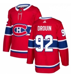 Youth Adidas Montreal Canadiens 92 Jonathan Drouin Premier Red Home NHL Jersey Youth Adidas Montreal Canadiens 92 Jonathan Drouin Premier Red Home NHL Jersey