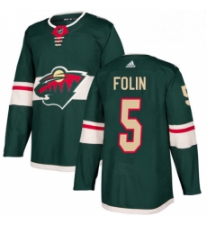 Mens Adidas Minnesota Wild 5 Christian Folin Green Home Authentic Stitched NHL Jersey Mens Adidas Minnesota Wild 5 Christian Folin Green Home Authentic Stitched NHL Jersey