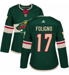 Womens Adidas Minnesota Wild 17 Marcus Foligno Premier Green Home NHL Jersey Womens Adidas Minnesota Wild 17 Marcus Foligno Premier Green Home NHL Jersey
