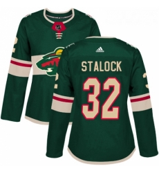 Womens Adidas Minnesota Wild 32 Alex Stalock Authentic Green Home NHL Jersey Womens Adidas Minnesota Wild 32 Alex Stalock Authentic Green Home NHL Jersey