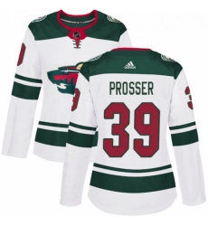 Womens Adidas Minnesota Wild 39 Nate Prosser Authentic White Away NHL Jersey Womens Adidas Minnesota Wild 39 Nate Prosser Authentic White Away NHL Jersey