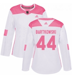 Womens Adidas Minnesota Wild 44 Matt Bartkowski Authentic White Pink Fashion NHL Jersey Womens Adidas Minnesota Wild 44 Matt Bartkowski Authentic White Pink Fashion NHL Jersey