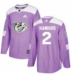 Mens Adidas Nashville Predators 2 Dan Hamhuis Authentic Purple Fights Cancer Practice NHL Jersey Mens Adidas Nashville Predators 2 Dan Hamhuis Authentic Purple Fights Cancer Practice NHL Jersey