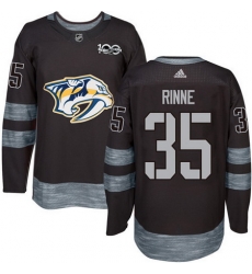Predators #35 Pekka Rinne Black 1917 2017 100th Anniversary Stitched NHL Jersey Predators #35 Pekka Rinne Black 1917 2017 100th Anniversary Stitched NHL Jersey
