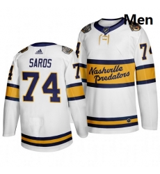 Predators 74 Juuse Saros White 2020 Winter Classic Adidas Jersey Predators 74 Juuse Saros White 2020 Winter Classic Adidas Jersey