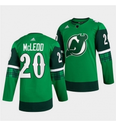 Men New jerseyy Devils 20 Michael McLeod Green Warm Up St Patricks Day Stitched jersey Men New jerseyy Devils 20 Michael McLeod Green Warm Up St Patricks Day Stitched jersey