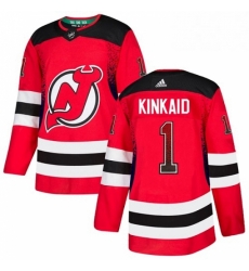 Mens Adidas New Jersey Devils 1 Keith Kinkaid Authentic Red Drift Fashion NHL Jersey Mens Adidas New Jersey Devils 1 Keith Kinkaid Authentic Red Drift Fashion NHL Jersey